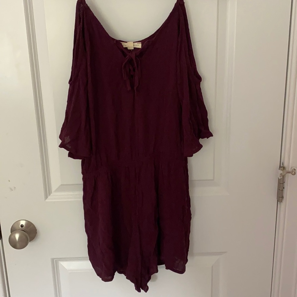 Maroon romper